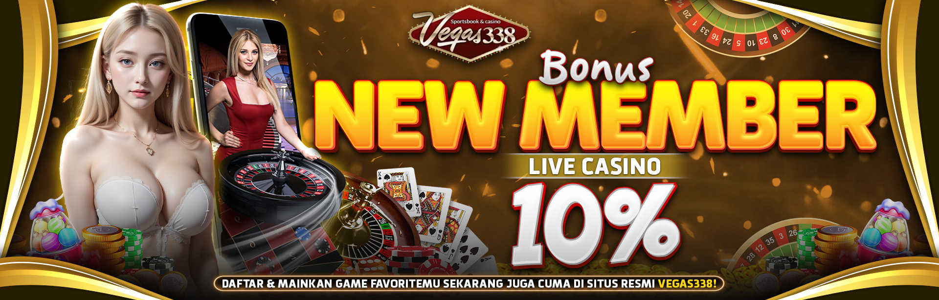 NEW MEMBER 10% LIVE CASINO